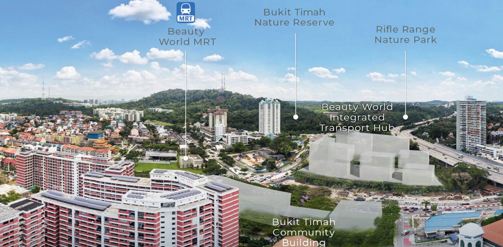 The Reserve Residences is located near the upcoming Beauty World Integrated Transport Hub, which will provide excellent connectivity and amenities for residents